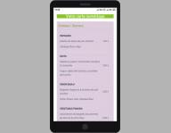 Carte de menu digitale sur QR Code pour restaurants
