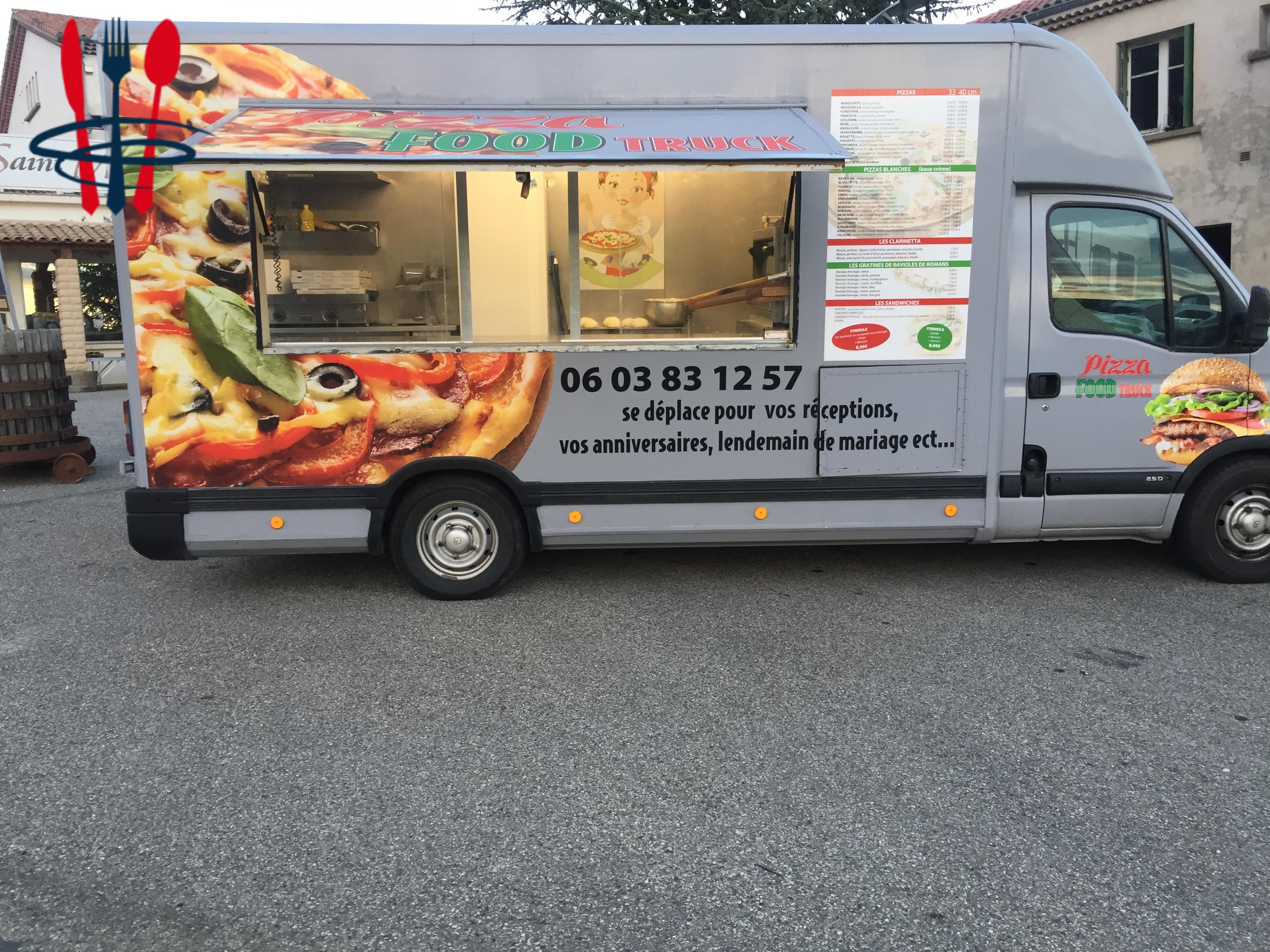 Vend food truck pizza