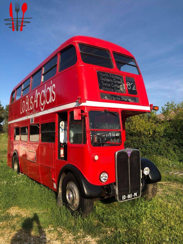 Food Truck, Bus Double decker londonien