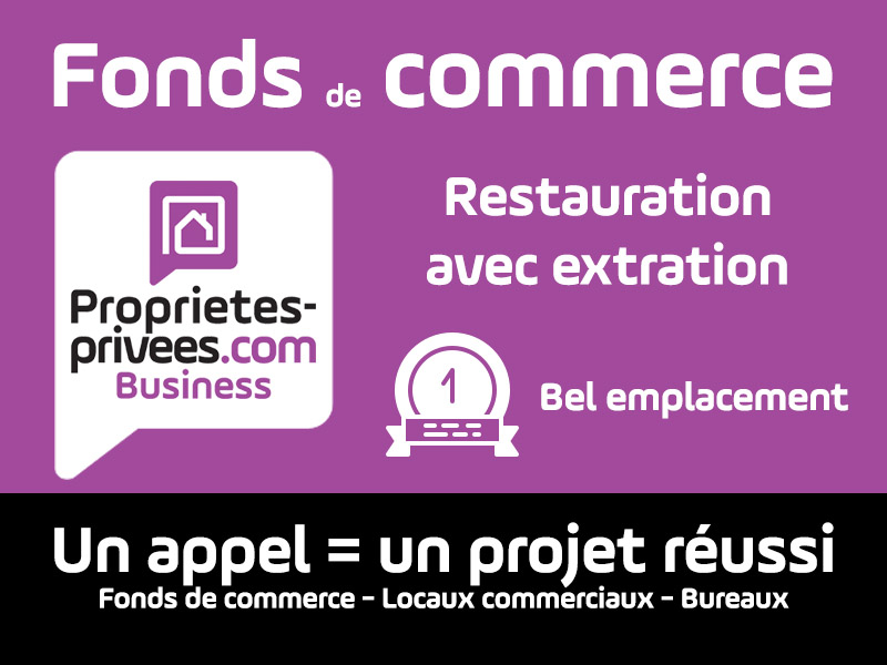 LEVALLOIS PERRET - RESTAURANT 50 COUVERTS + 16 places en terrasse plein sud