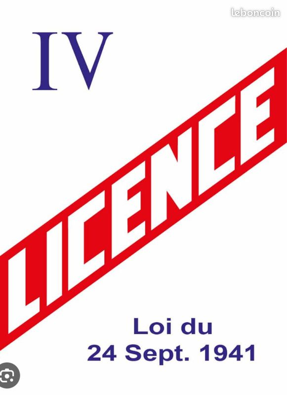 17 - Charente Maritime - Licence IV - à vendre